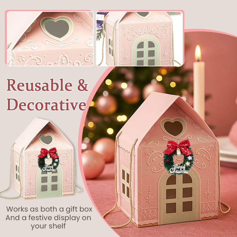 🎄🏠 Boîte‑cadeau Maison de Noël — un emballage qui devient lui‑même un cadeau
