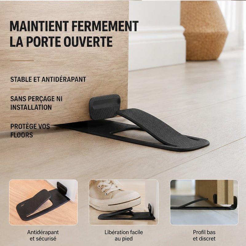 🚪🛡️ Butée de porte multifonction discrète — Sécurité bébé et contrôle quotidien des portes
