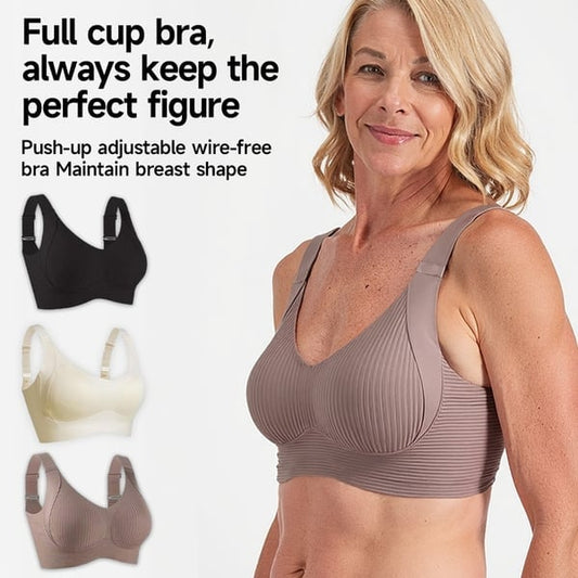 ⏳Achetez-en 2 obtenez-en 1 gratuitement🎁Soutien-gorge push-up à ruban pour femmes avec bretelles courbées réglables