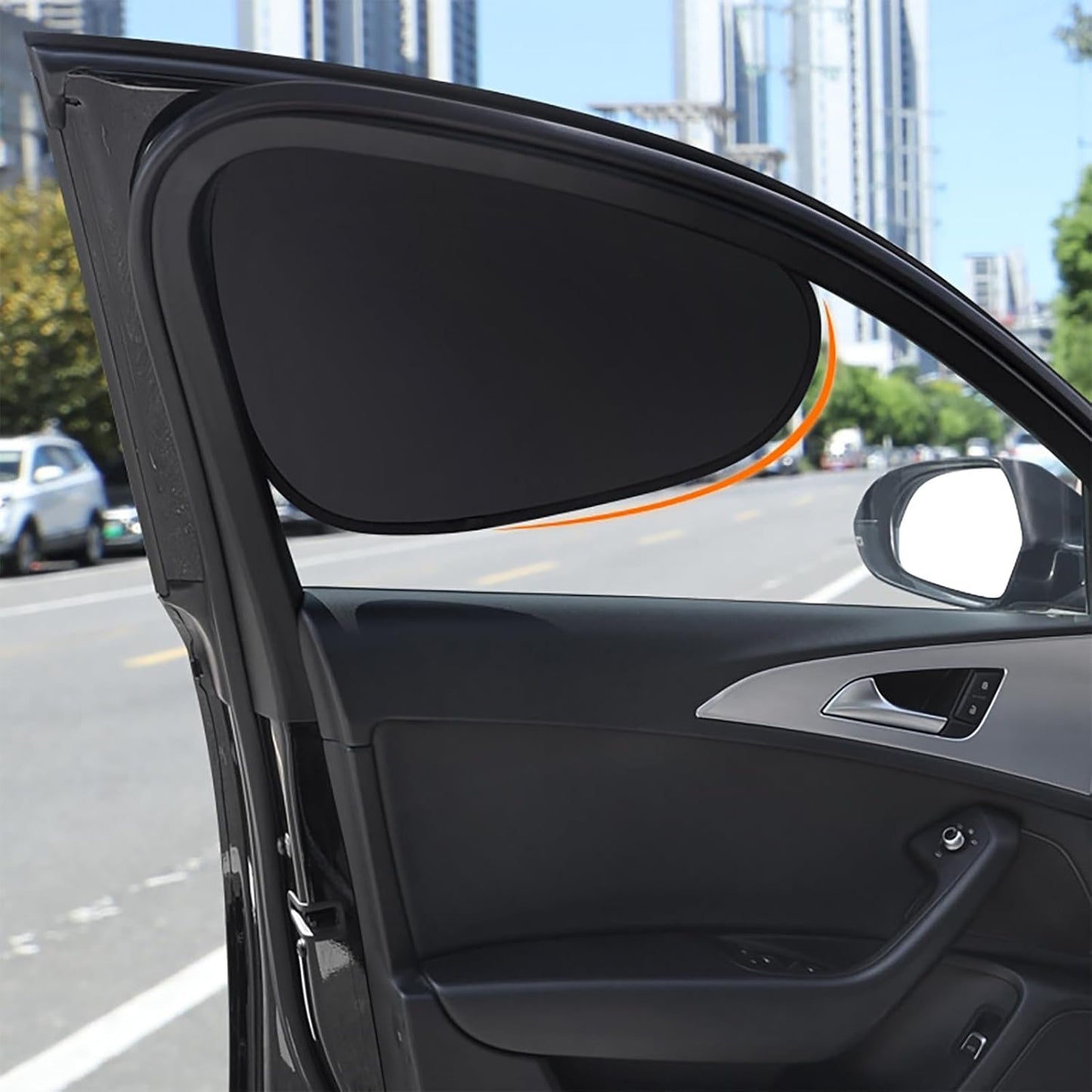 ☀️ Fini les ventouses ! Pare-Soleil Électrostatique Voiture (Protection Anti-UV) 🚗💨