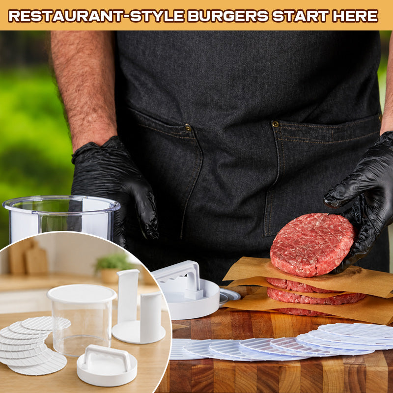 🍔 Presse à hamburgers : Moule antiadhésif pour des steaks hachés maison et des grillades parfaites ! 🥩