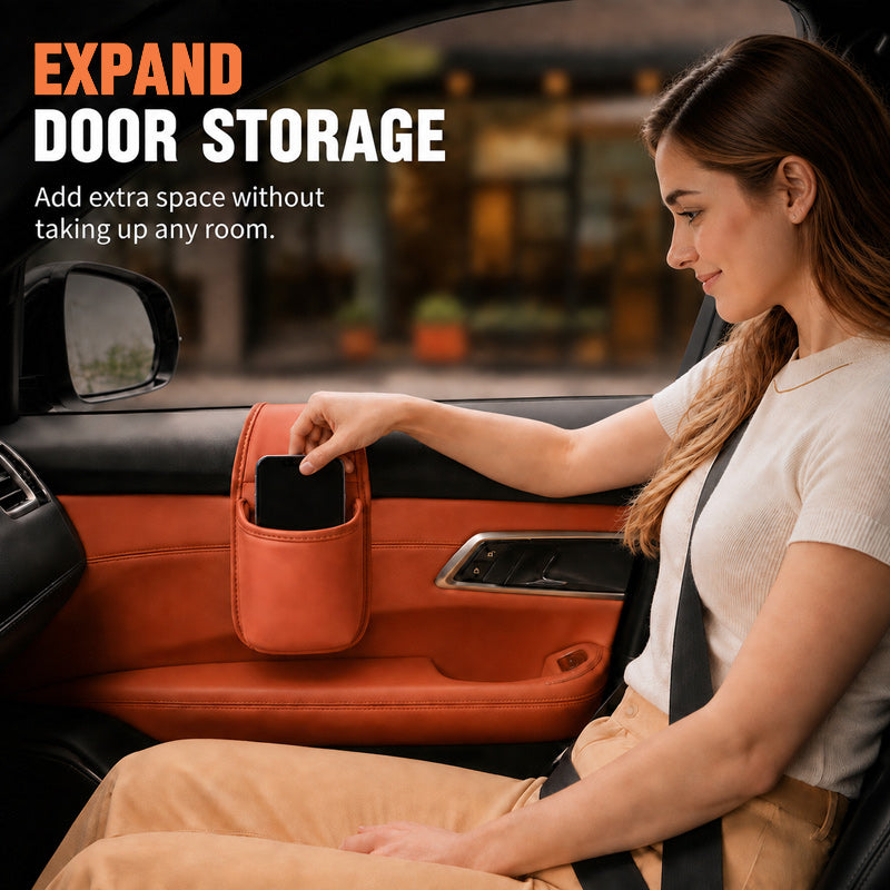 🚗 Poche de portière multifonctionnelle — Augmentez votre espace de rangement et gardez vos boissons en sécurité lors de chaque trajet ! ✨🥤