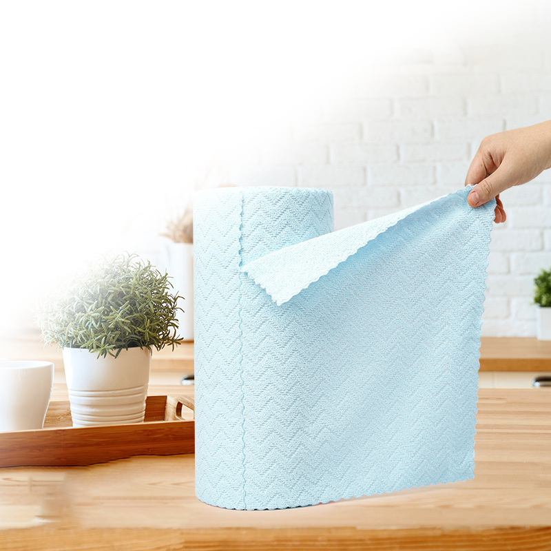 🧼🌀 Rouleau de Lingettes en Microfibre