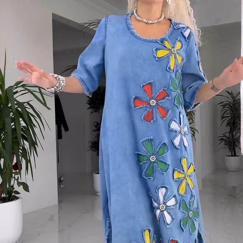 ✨2025 Nouvelle arrivée🌸Jupe décontractée à encolure ronde