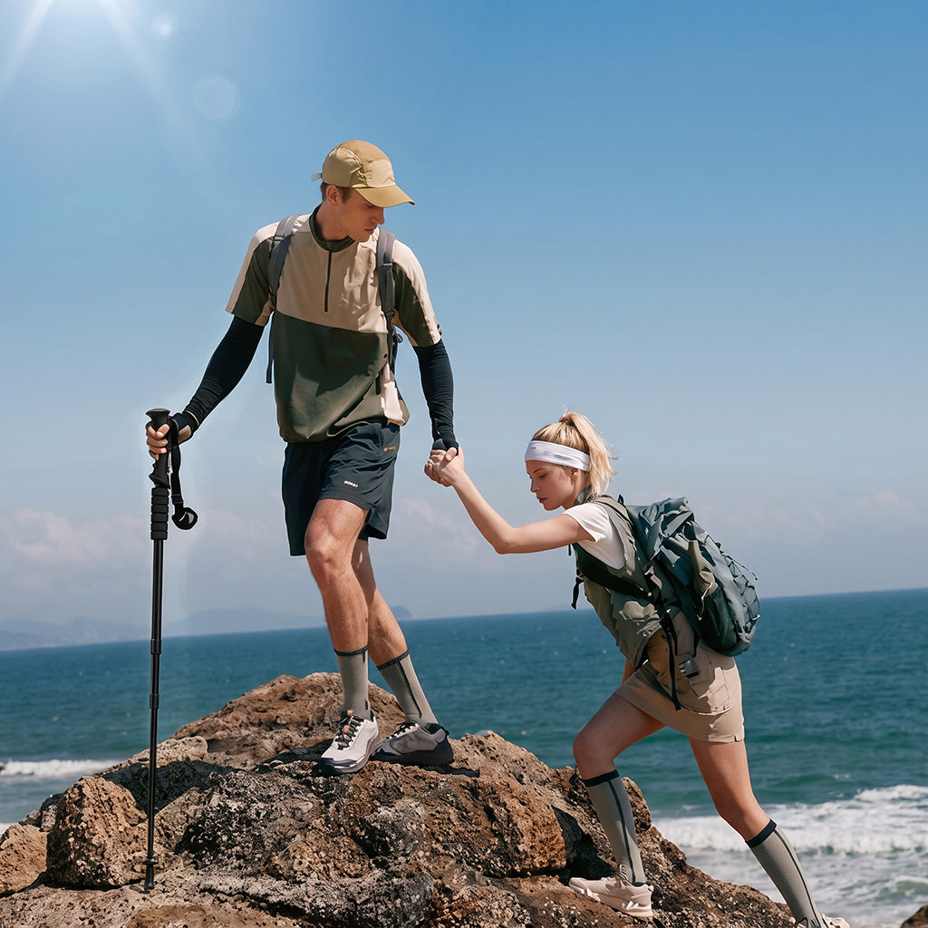 👨‍🦯 Bâton de Randonnée Antichoc — Confort et Stabilité sur Tous Terrains ! ⛰️