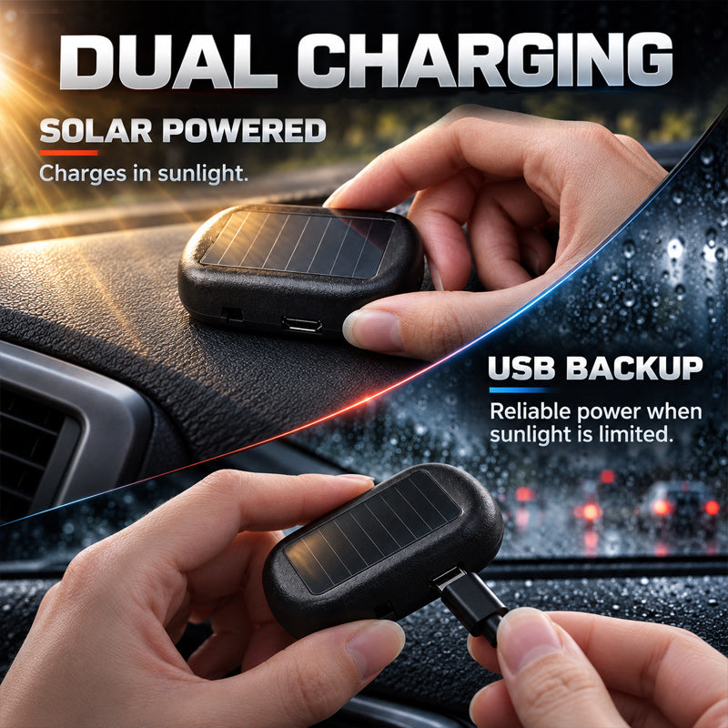 🚗 Voyant solaire dissuasif pour voiture – Un petit plus pour stationner l’esprit plus tranquille