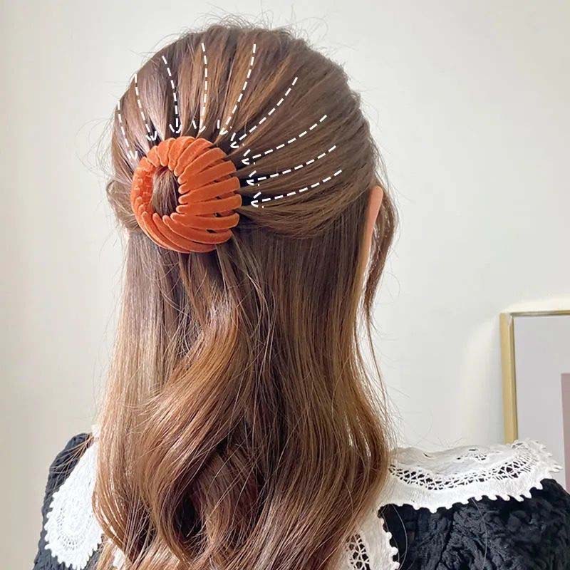 ⏰Offre spéciale hebdomadaire : achetez-en 2, obtenez-en 2 gratuits💕Barrette pour chignon et queue de cheval Lazy Hair – Accessoire pour coiffure relevée en 10 secondes sans effort ✨