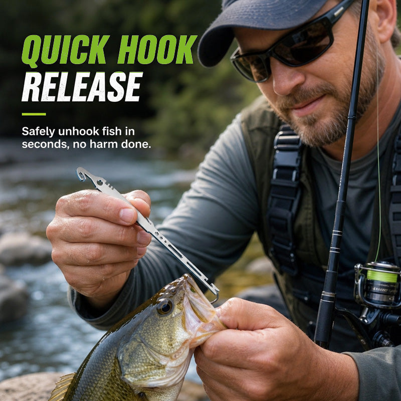 🎣 Outil multifonctionnel 6 en 1 pour nouer les hameçons et retirer les hameçons