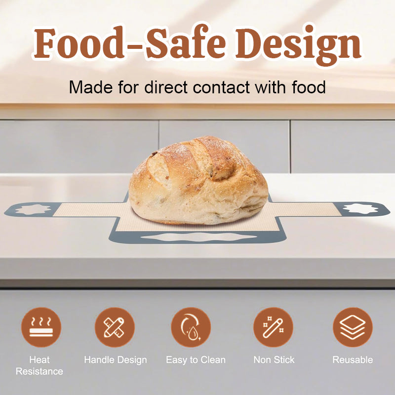 🍪🧺 Tapis de cuisson réutilisable en forme de croix — antiadhésif, résistant à la chaleur et facile à nettoyer