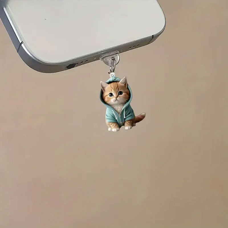 ⏰Promotion spéciale hebdomadaire : achetez-en 1, obtenez-en 2 gratuitement🐱Bouchon anti-poussière pour téléphone portable pour chat🐾