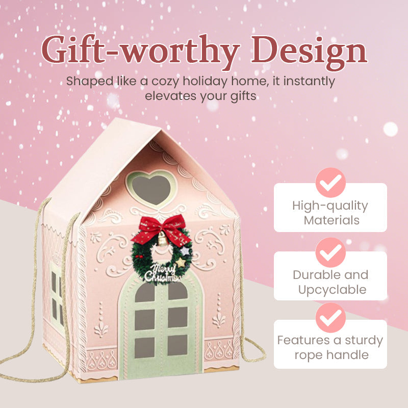 🎄🏠 Boîte‑cadeau Maison de Noël — un emballage qui devient lui‑même un cadeau