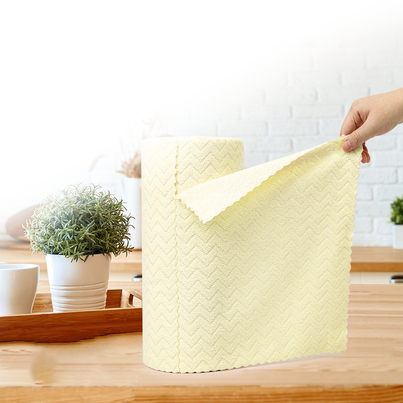 🧼🌀 Rouleau de Lingettes en Microfibre