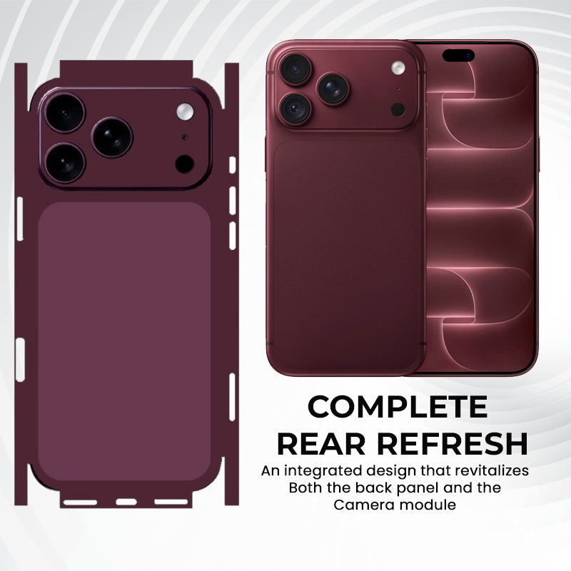 📱✨ Skin arrière premium pour téléphone — Relooking complet du dos, format fin sans coque