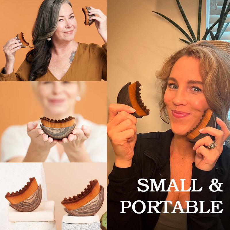 💆♀️ Brosse faciale lymphatique pour le contour du visage | Chaque brosse sculpte vos contours !