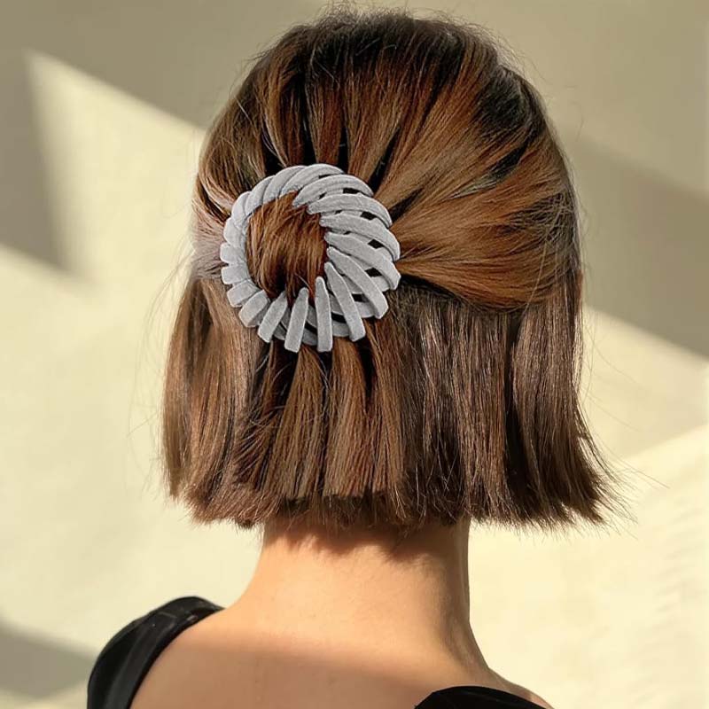 ⏰Offre spéciale hebdomadaire : achetez-en 2, obtenez-en 2 gratuits💕Barrette pour chignon et queue de cheval Lazy Hair – Accessoire pour coiffure relevée en 10 secondes sans effort ✨