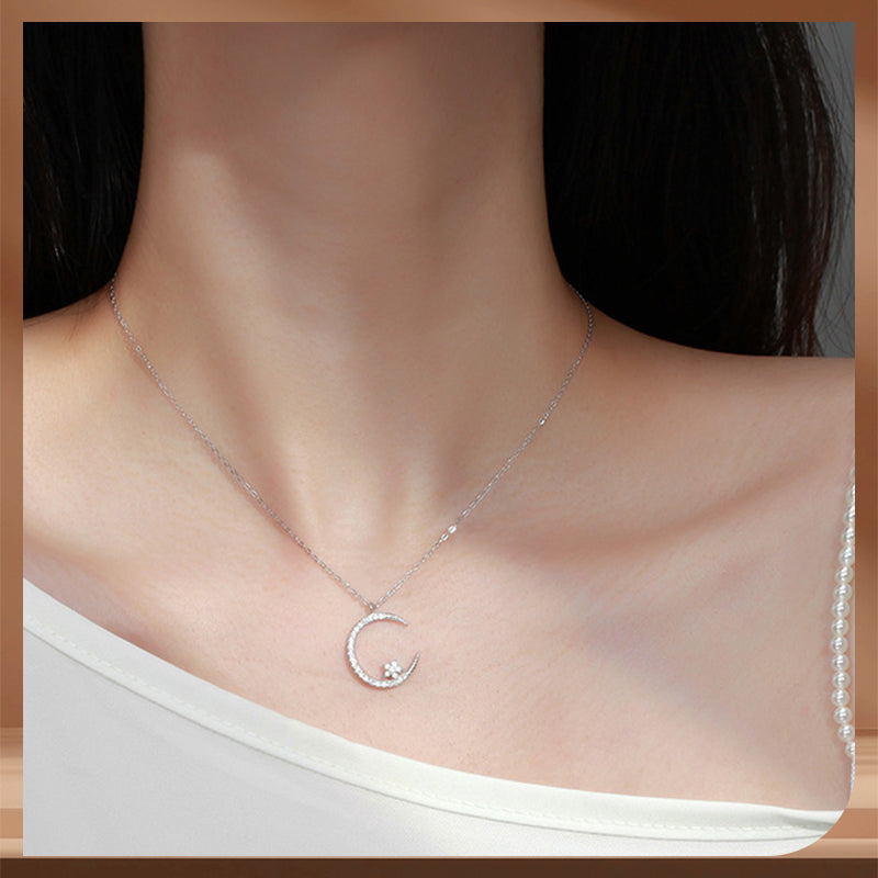 🎁 BUY 1 GET 1 FREE! 🌙✨ Bright Night: Moon Star Necklace – Glow-in-the-Dark Elegance with Celestial Charm 💫🌌