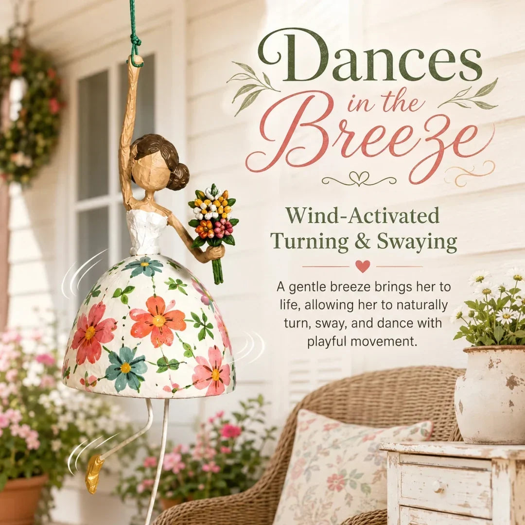 💃🌸 Suspension danseuse fantaisie — une touche de grâce et de poésie pour votre intérieur