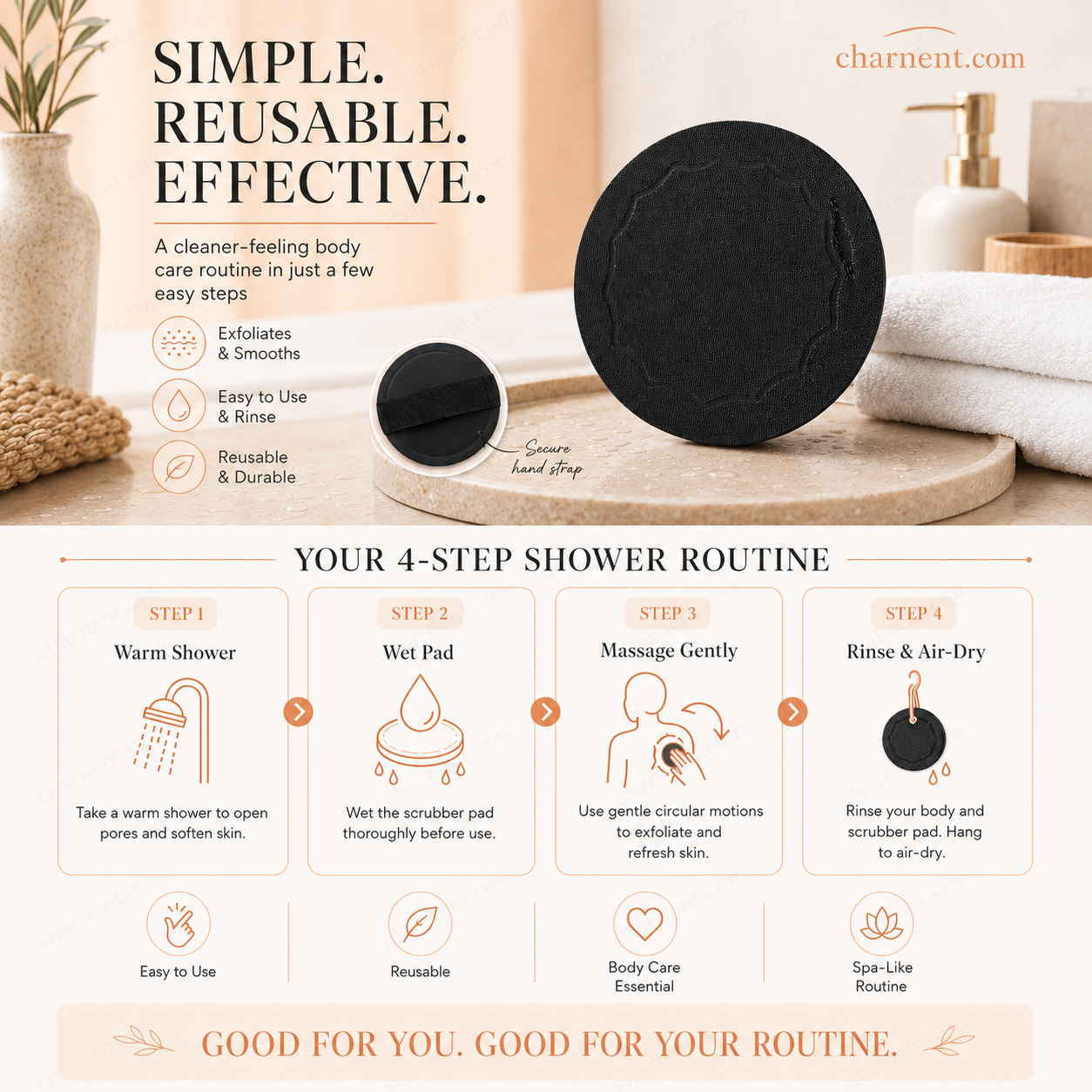 🚿✨Tapis de bain exfoliant : Retrouvez une Peau Douce et Éclatante !