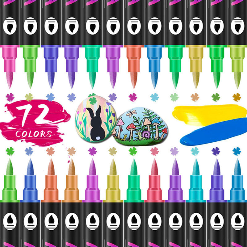 🌈Marqueur acrylique à double pointe