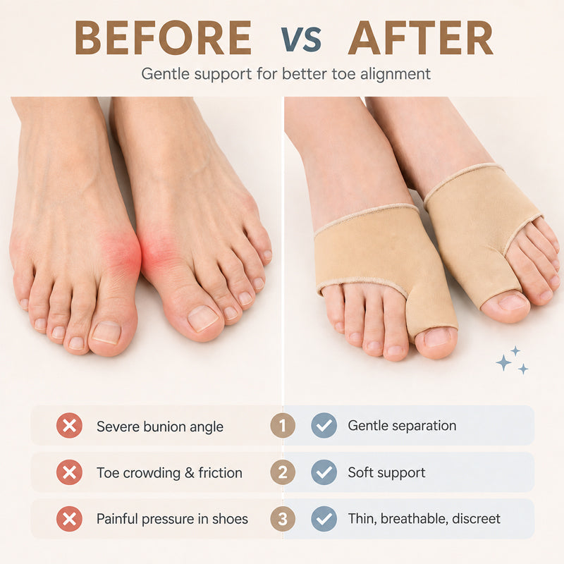 🦶 Correcteur d'Oignon Hallux Valgus — Alignement doux et confort absolu à chaque pas ! ✨👟
