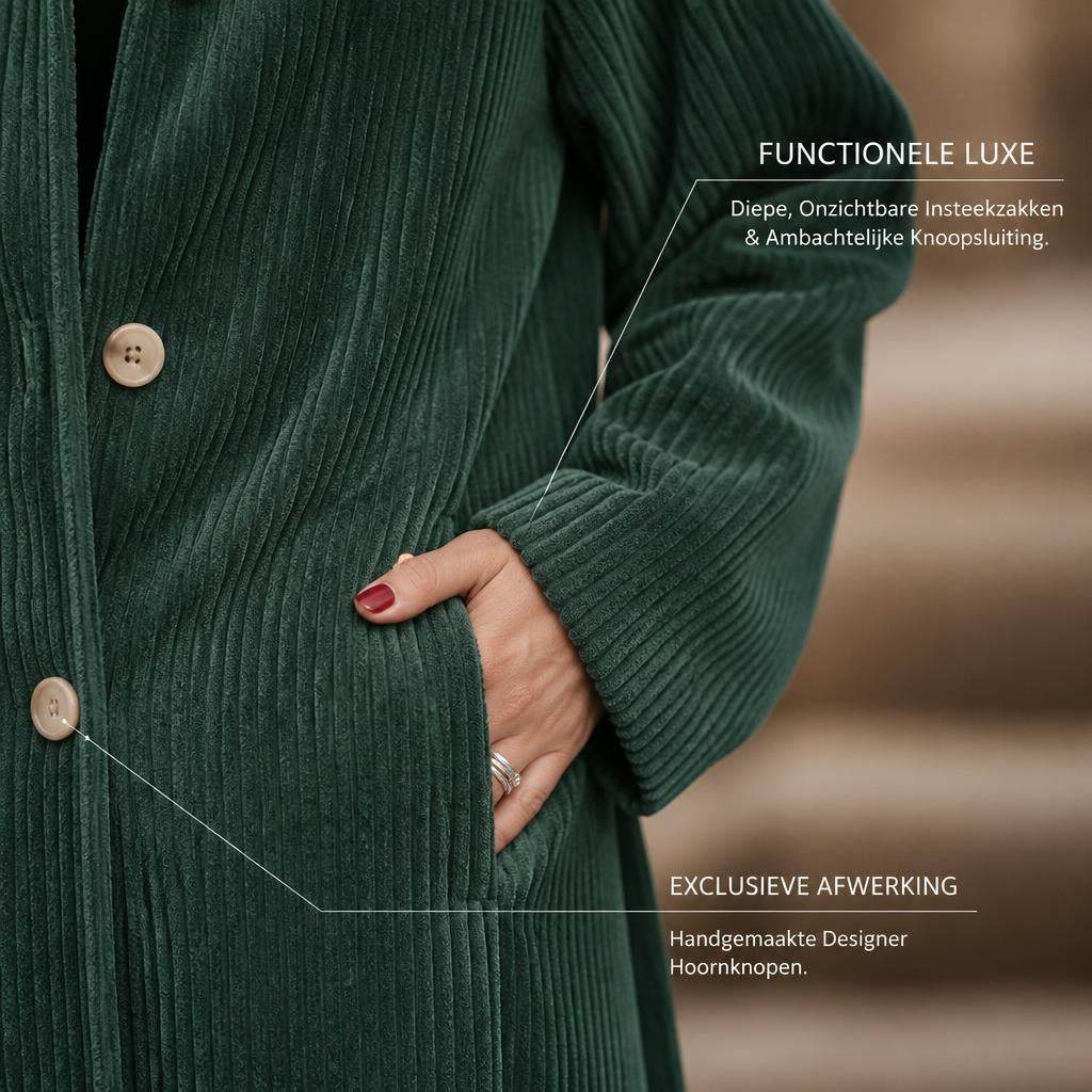 🧥 Profitez de l'automne : Manteau en velours côtelé à capuche merveilleusement chaud et élégant 🍂