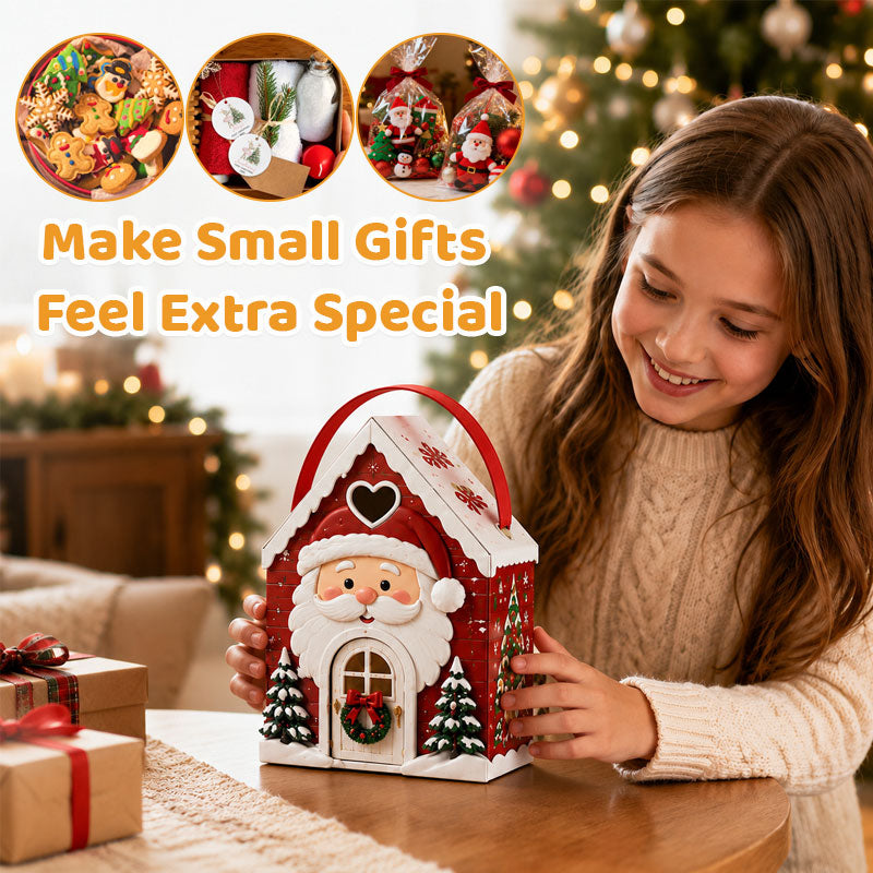 🍬Boîte‑cadeau Maison de Noël — l'emballage devient lui‑même un cadeau🎄