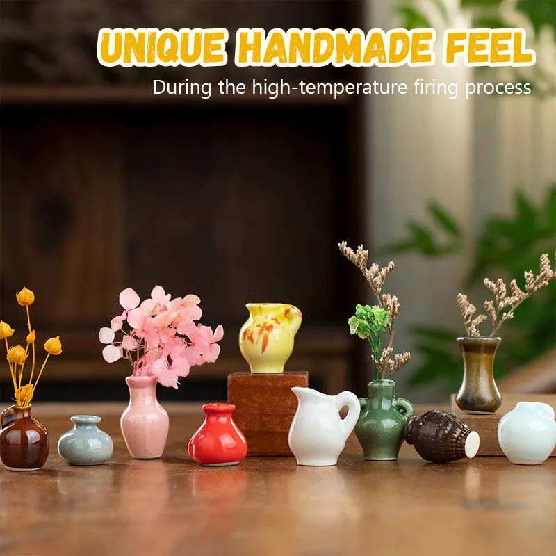 🌼 Mini-vases en céramique comme aimants pour réfrigérateu