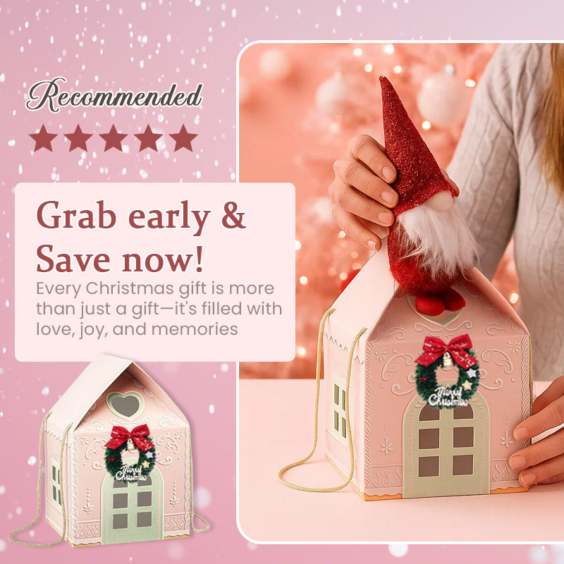 🎄🏠 Boîte‑cadeau Maison de Noël — un emballage qui devient lui‑même un cadeau