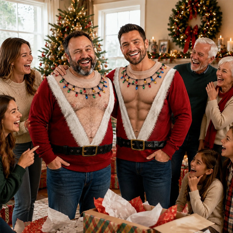 🎅😂 T‑shirt de Noël rigolo – mettez l'ambiance avant même d'ouvrir la bouche