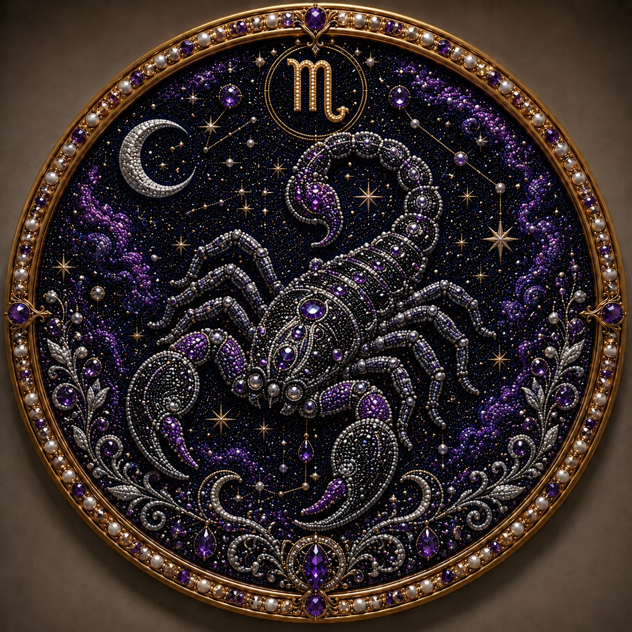 🔥 Kit d'art en perles des 12 signes du zodiaque ♈🌙
