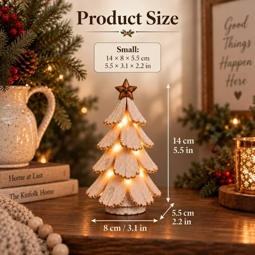 🎄✨Sapin de Noël vintage lumineux – Une touche de nostalgie chaleureuse pour les fêtes💡