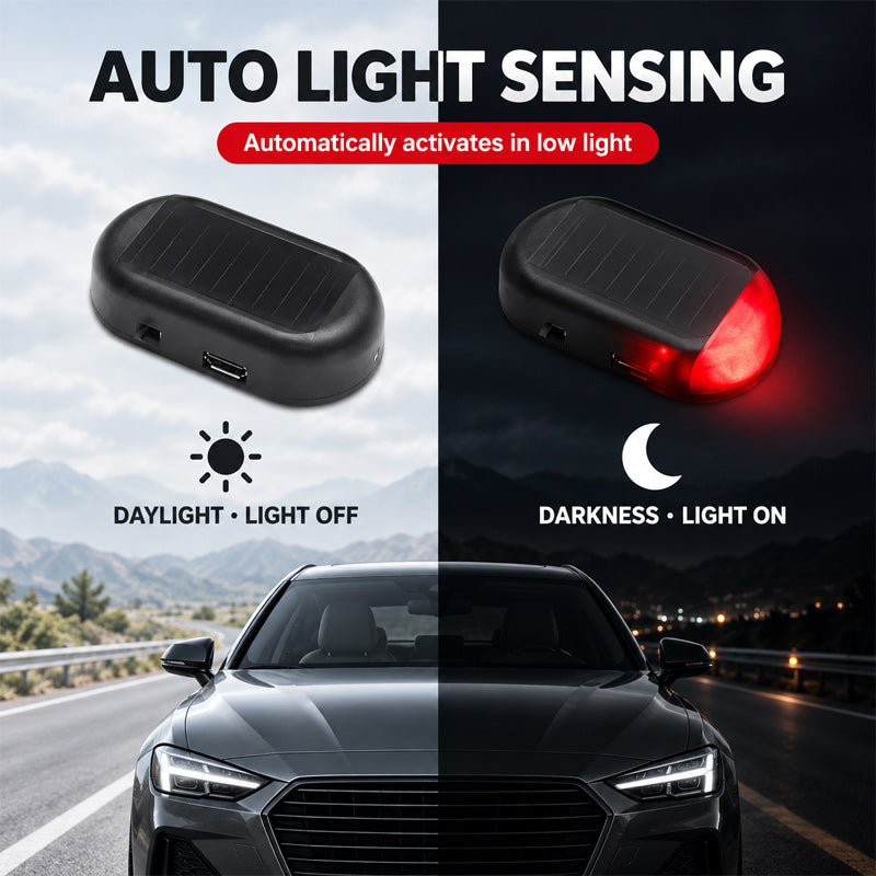 🚗 Voyant solaire dissuasif pour voiture – Un petit plus pour stationner l’esprit plus tranquille