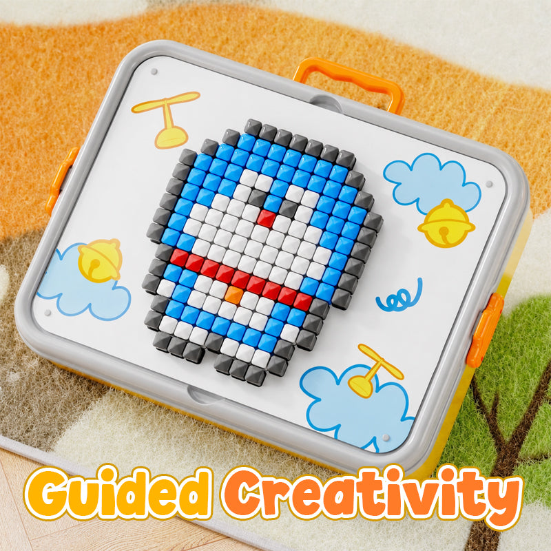 🎨Puzzle champignon à picots pour enfants--Cadeau créatif de construction et de reconnaissance des couleurs