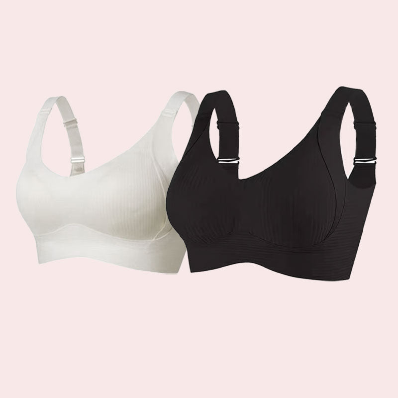 ⏳Achetez-en 2 obtenez-en 1 gratuitement🎁Soutien-gorge push-up à ruban pour femmes avec bretelles courbées réglables