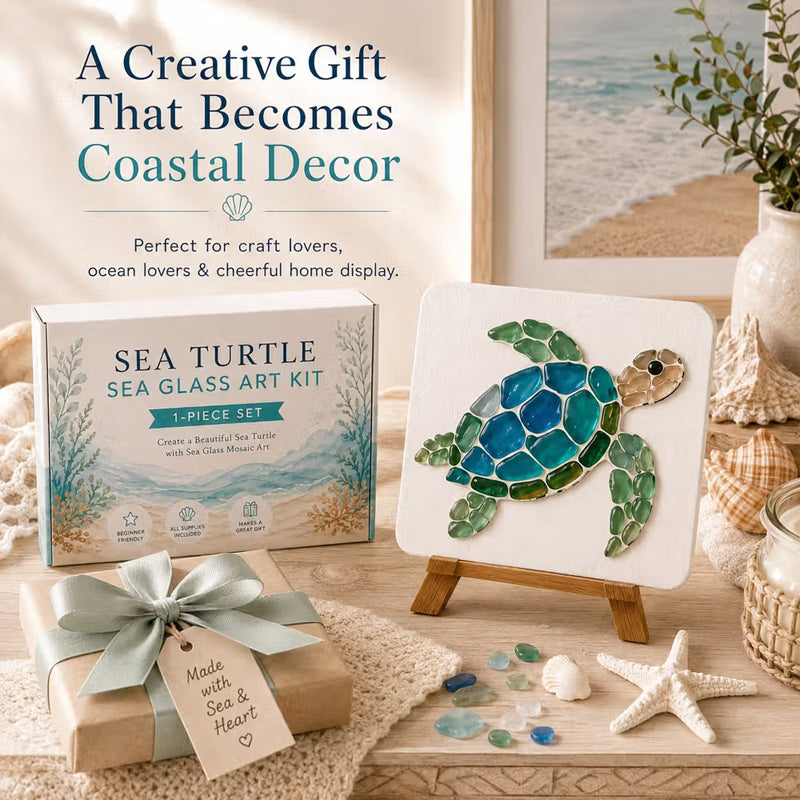 🌊✨ Kit d'art DIY sur le thème de l'océan – Créez un chef-d'œuvre en mosaïque époustouflant