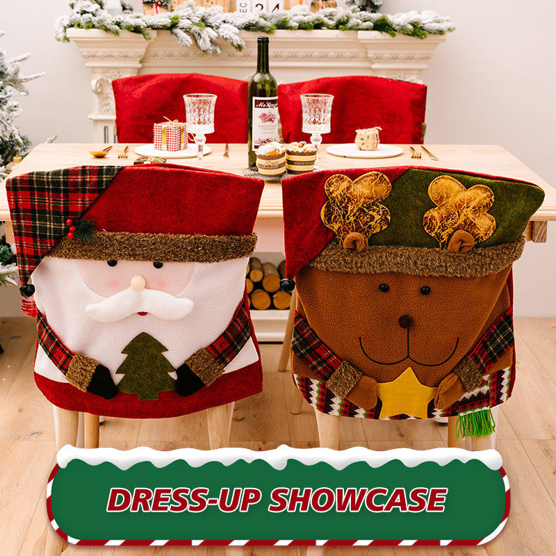 🎅Ensemble de Décoration de Chaise de Noël🎄