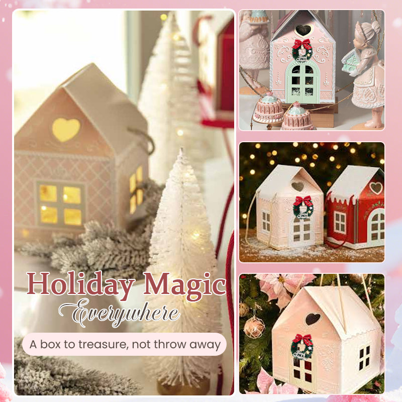 🎄🏠 Boîte‑cadeau Maison de Noël — un emballage qui devient lui‑même un cadeau