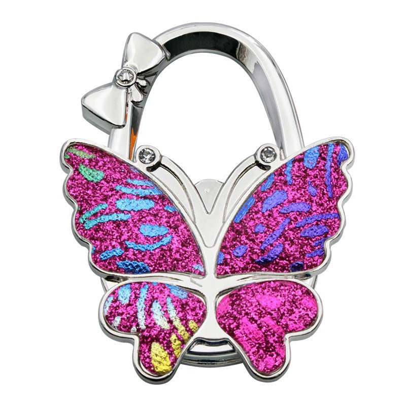 🦋Accroche-Sac Pliable Papillon – Style & Propreté en Toute Occasion ! ✨