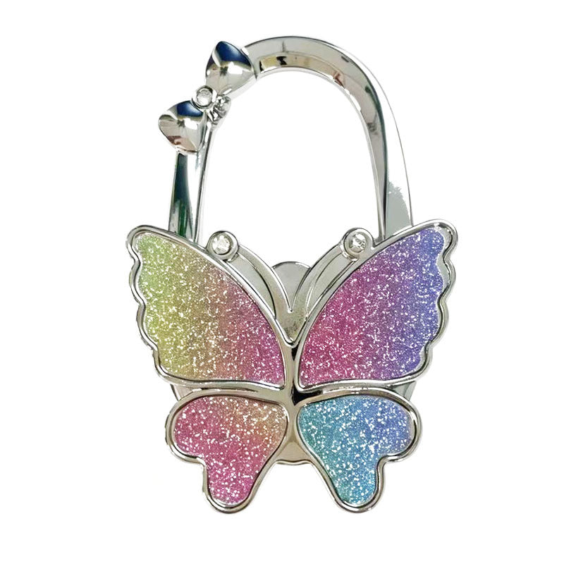🦋Accroche-Sac Pliable Papillon – Style & Propreté en Toute Occasion ! ✨