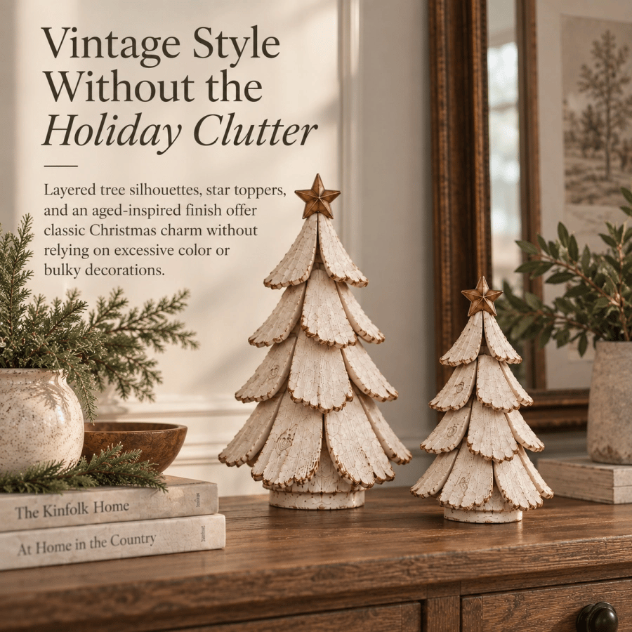 🎄✨Sapin de Noël vintage lumineux – Une touche de nostalgie chaleureuse pour les fêtes💡