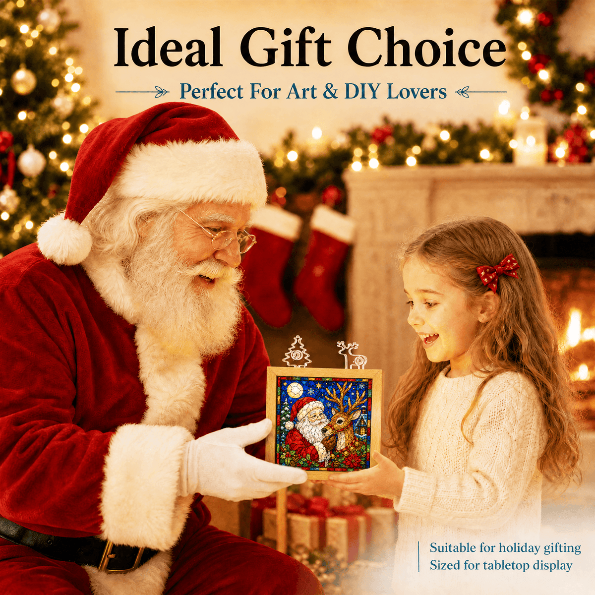 🧩🎄 Lampe de Noël en puzzle acrylique — assemblez votre propre lumière de Noël, pièce par pièce