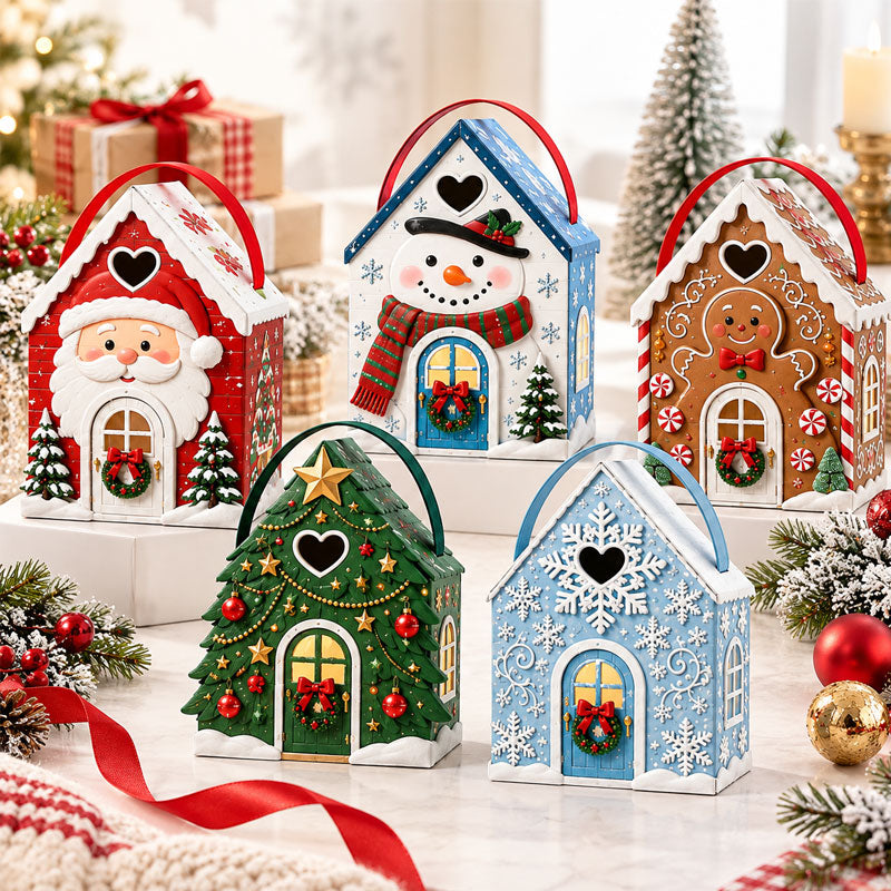 🍬Boîte‑cadeau Maison de Noël — l'emballage devient lui‑même un cadeau🎄