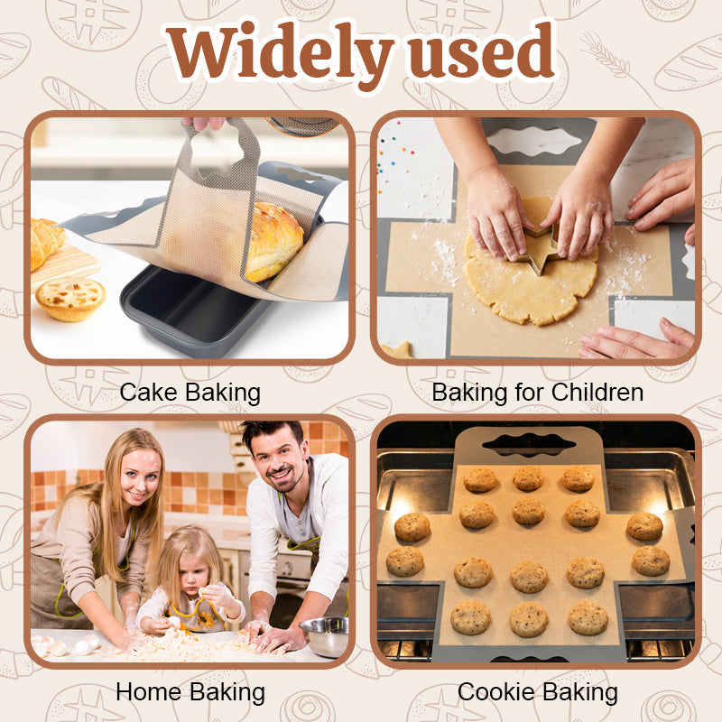 🍪🧺 Tapis de cuisson réutilisable en forme de croix — antiadhésif, résistant à la chaleur et facile à nettoyer
