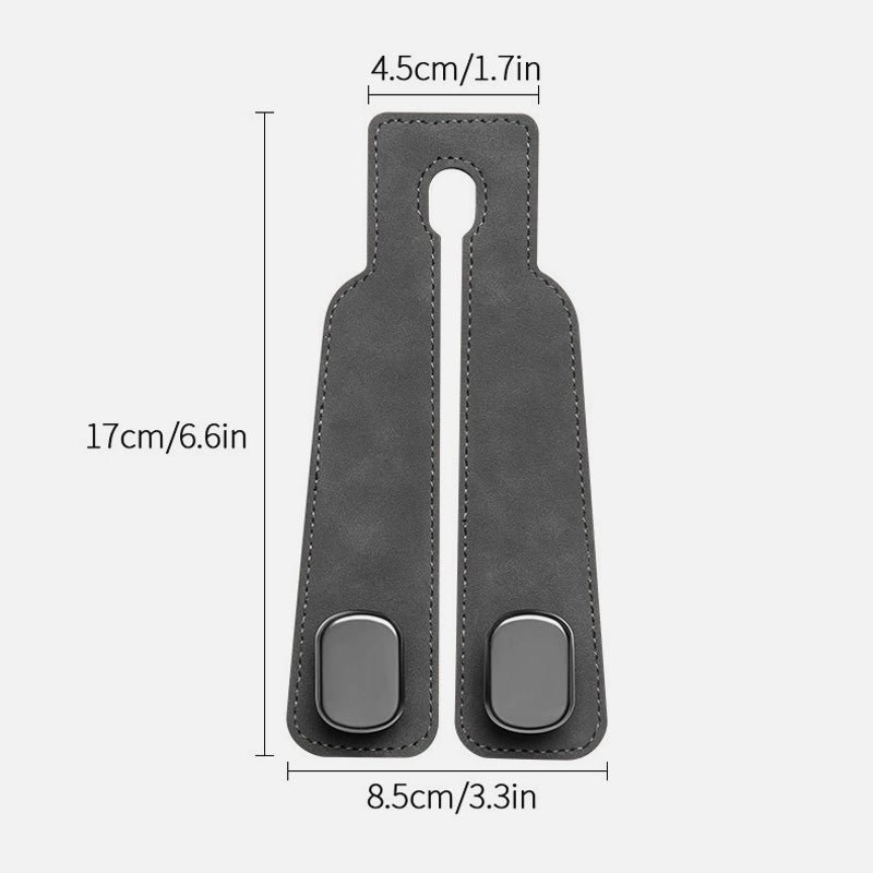 🚗🔩 Support de téléphone de voiture à double crochet — Capacité de 5 kg, pour une conduite sans encombrement