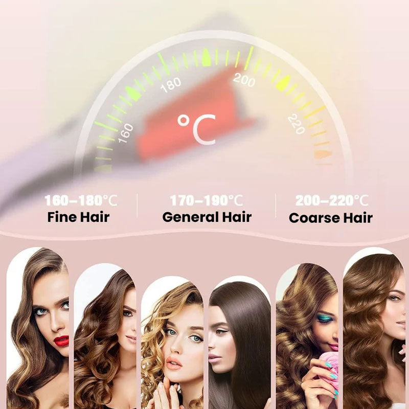 ⏰Promotion hebdomadaire : 47 % de réduction🎀Fer à friser en forme de V de 32 mm