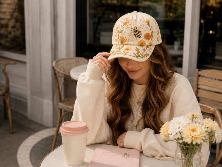 🎁50 % de réduction🔥😱🌸🌿 Casquette de baseball « Garden Morning » : douceur du soleil et confort au quotidien ! ☀️🌱🧢