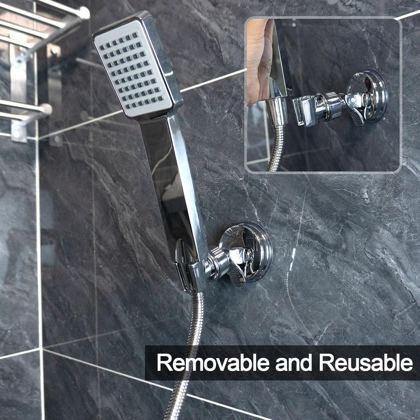✨Installez votre pommeau de douche exactement où vous le souhaitez, sans percer ! 🚿