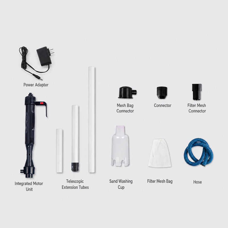 🔥40 % de réduction 🐠Nettoyeur & Aspirateur Électrique d'Aquarium 4-en-1 ✨