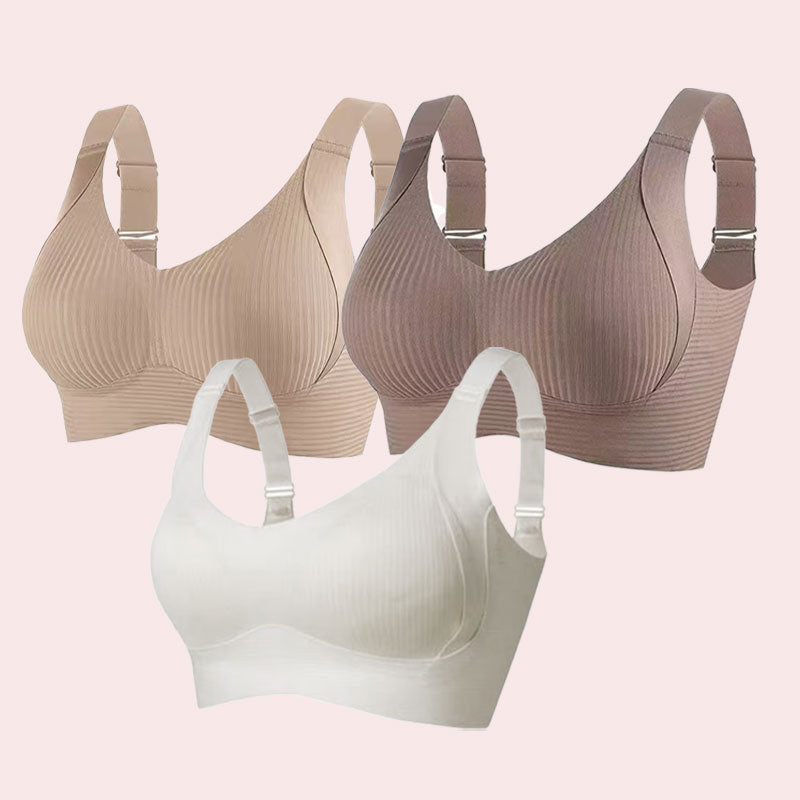 ⏳Achetez-en 2 obtenez-en 1 gratuitement🎁Soutien-gorge push-up à ruban pour femmes avec bretelles courbées réglables