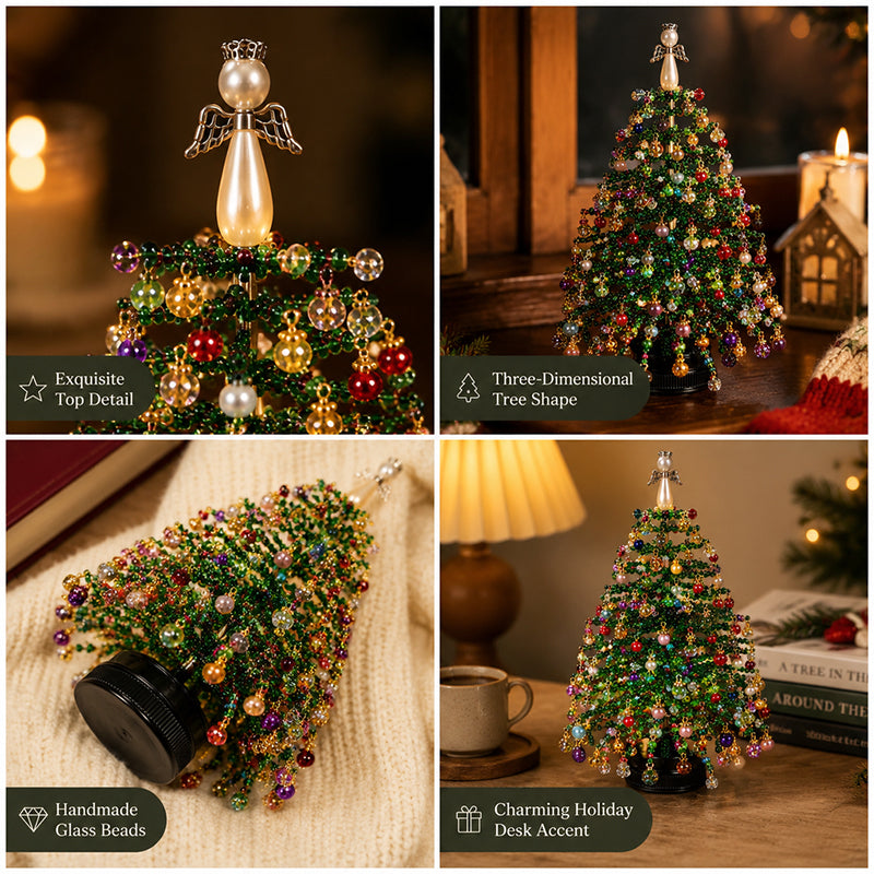🎄✨ Kit de sapin de Noël perlé à faire soi-même – 🎅Créez votre propre décoration de Noël scintillante
